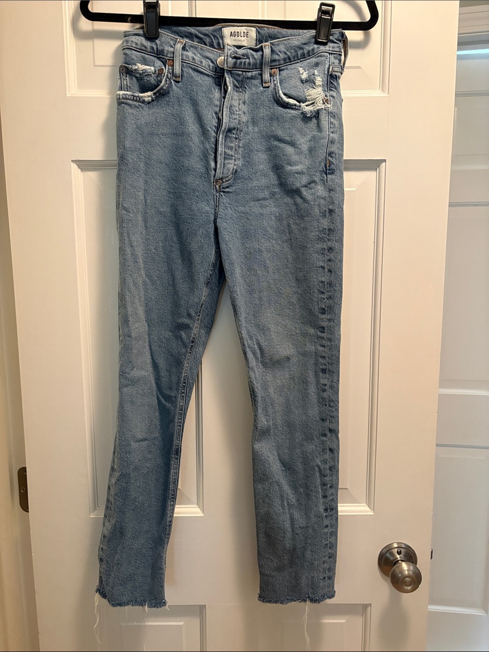Agolde Light Blue High-Rise Women's Jeans